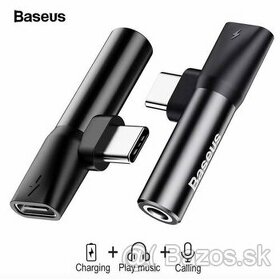 Baseus Adaptér z USB-C na USB-C + konektor slúchadiel 3,5 mm