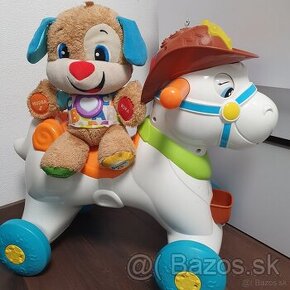 Chicco konik + Fisher price psik