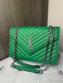 yves saint laurent kabelka zelena