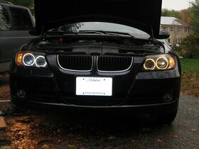 BMW angel eyes LED E90 E91 pred FL