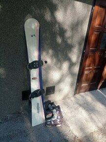 Zjazdový snowboard set