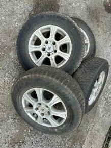 Predám disky a pneu Jeep 5x127 a zimne pneu 225/70 R16 - 1