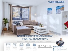 Nájdite domov pre vašu rodinu v tomto 3-izbovom byte v meste