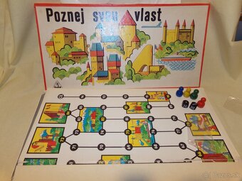 retro spoločenská hra POZNEJ SVOU VLAST