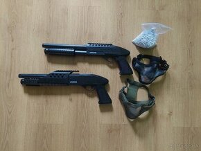 Manual airsoft brokovnice SET