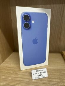  iPhone 16 128gb UltraMarine modrý - Záruka 2 roky