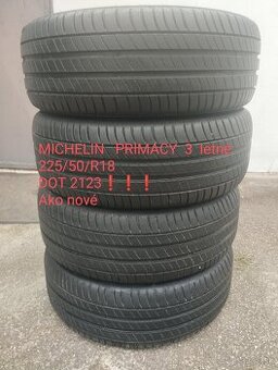 Michelin PRIMACY 3 -225/50/R18  letné pneumatiky DOT 2123