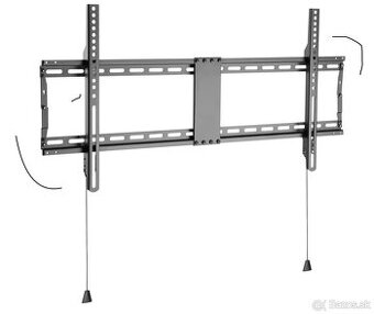 Držiak TV na stenu AlzaErgo FXL05B Frame XL fixný 43" – 90 - 1