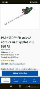 Elektrické nožnice na živý plot