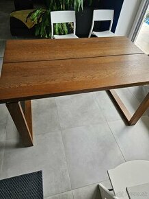 Predám dreveny stôl dub - 1