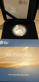 Britannia, Strieborné Proof mince 2015,2016,2018,2019 - 1