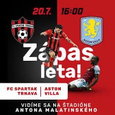 Spartak Trnava-Aston Villa  20.7  Top miesta 23 sektor