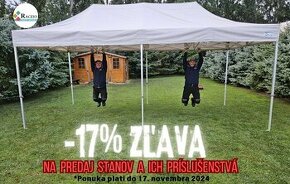 Predaj stanov a ich príslušenstva - zľava 17% do 17.nov.