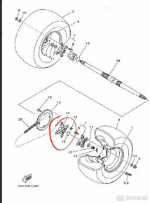 Predám čisto nový unášač rozety YAMAHA RAPTOR 700