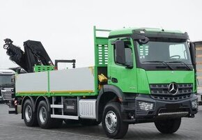 9004 Mercedes-Benz AROCS 2636 - 6x4 – Valník + HR- HIAB 232