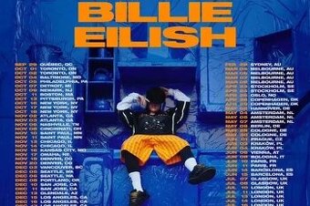 Billie Eillish Glasgow 7.7.2025 (4 lístky, nízky rad)