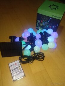 Predám solárUSB svetelnú IQ reťaz DO-APK 25xMC LED - 1