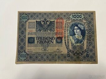 Rakúsko Uhorská 1000 Kroken 1902