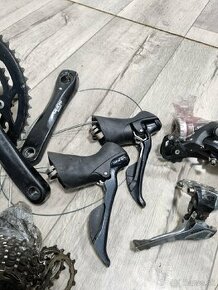 Cestná sada Shimano Sora 2x9 kompletná+ zadný náboj krátis - 1