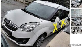 OPEL COMBO 1.6 CDTI 2017 Predám pravé DVERE predné, KAPOTA,