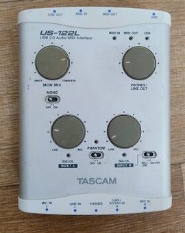 Predám audio/midi interface US-122L