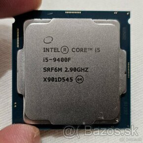 Procesor Intel Core i5-9400F s nepoužitým originál chladičom