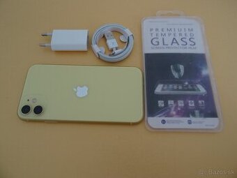 iPhone 11 64GB YELLOW - ZÁRUKA 1 ROK - 100% BATERIA