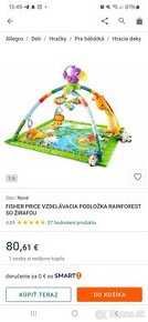 Hracia deka fisher price