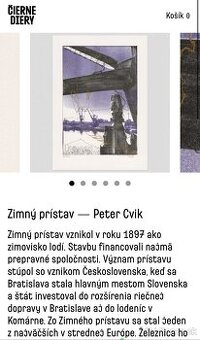 Zimy pristav - Peter Cvik (original grafika Cierne dier)