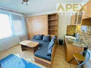 Exkluzívne APEX reality prenájom zariadenej garsónky, 21 m2