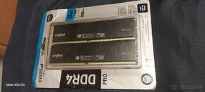 Crucial Pro/DDR4/32GB/3200MHz/CL22/2x16GB/Black