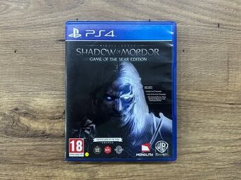 Hra na PS4 - Middle Earth Shadow of Mordor GOTY Ed.