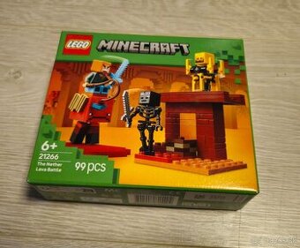 Lego minecraft the nether lava battle