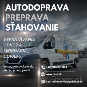 Sťahovanie/Preprava/Vynašanie nábytku/Vypratavanie odpad - 1