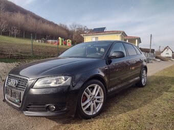 AUDI A3 SPORTBACK 2.0 TDI CR S LINE ROK VÝROBY 2009