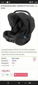 Autosedačka, baza, izofix baby jogger