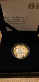 250th Anniversary Captain James Cook Silver - 3 xProof