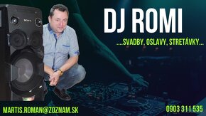 DjRomi-svadby a oslavy.