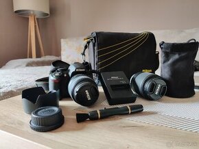 IKON D3100 Double zoom kit (18-55 mm + 55-200 mm)