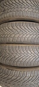 Predám 4ks jazdené zimné 195/55r15-85H Continental