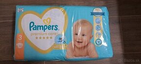 Predam plienky pampers premium care 3