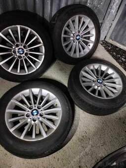 4ks alu disky orig. BMW 5x120 R17 pneu 255/50 r17