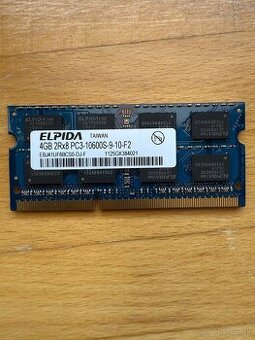 DDR3 SODIMM 4GB pamäť do notebooku