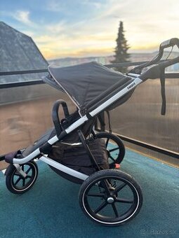 Thule urban glide 2 dark shadow+ zimný fusak Cottonmoose 3v1