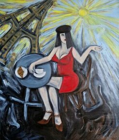Predám obraz "Parížske ráno"