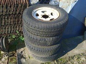 Pneumatiky+disky 215/80 R15Pajero