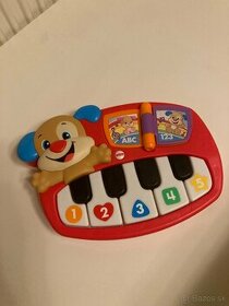 Fisher price, labyrint, drevené vkladačky, Krtko