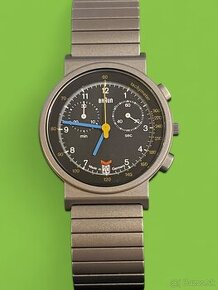 Braun AW75 Titan - Chronograf Made in Germany Bauhaus