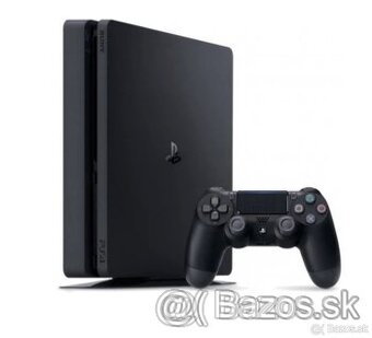 Playstation 4 slim 500gb + 1 ovládač + 3 hry