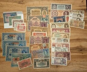 Staré bankovky - Rakúske, Nemecké, Maďarské.. - 1